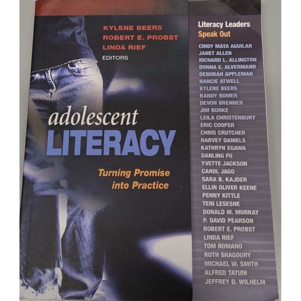 Adolescent Literacy Turning Promise into Practice‎ Kylene Beers Paperback Book